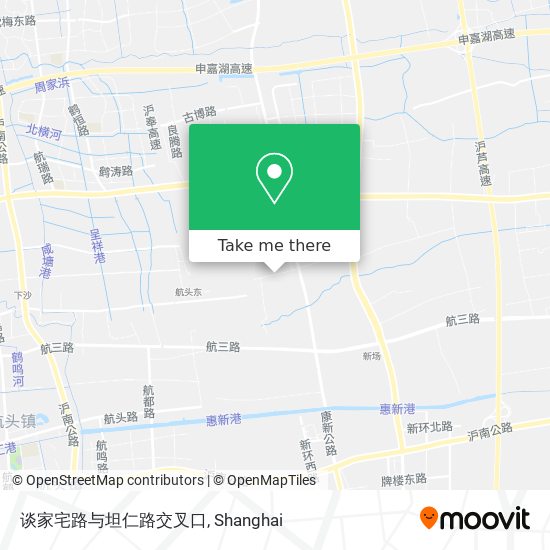 谈家宅路与坦仁路交叉口 map