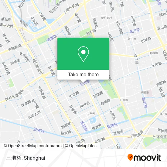 三港桥 map