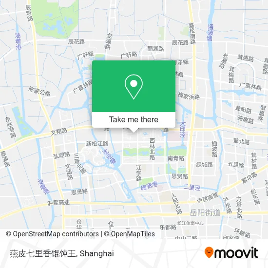 燕皮七里香馄饨王 map