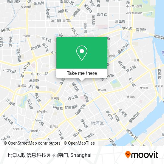 上海民政信息科技园-西南门 map