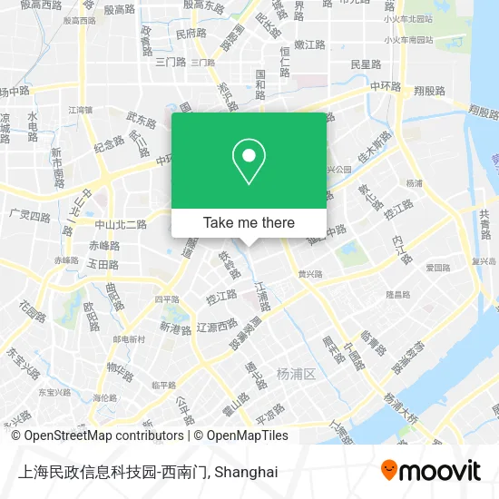 上海民政信息科技园-西南门 map