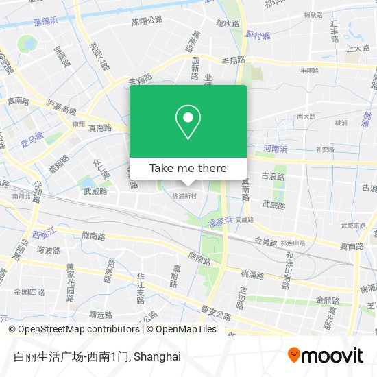 白丽生活广场-西南1门 map