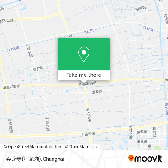会龙寺(汇龙湖) map