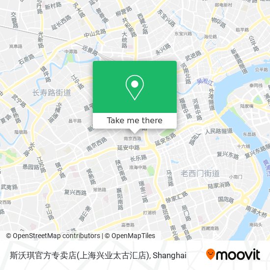 斯沃琪官方专卖店(上海兴业太古汇店) map