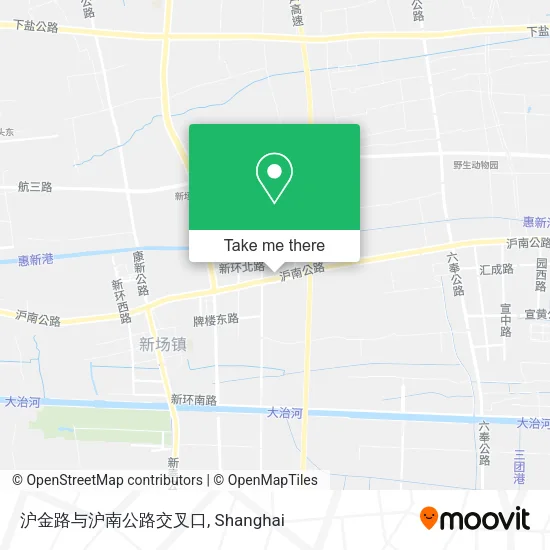 沪金路与沪南公路交叉口 map