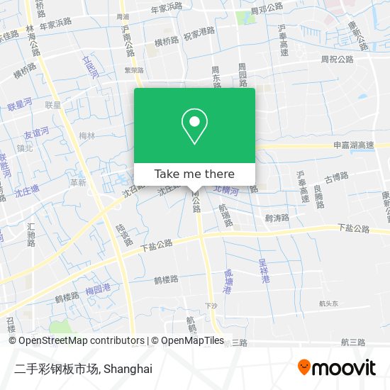 二手彩钢板市场 map