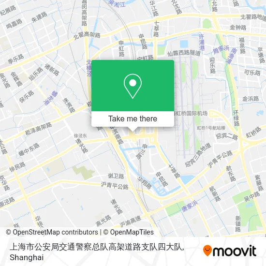 上海市公安局交通警察总队高架道路支队四大队 map