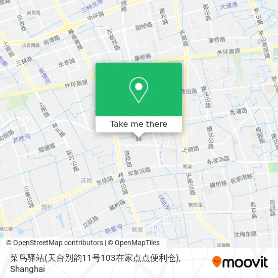 菜鸟驿站(天台别韵11号103在家点点便利仓) map