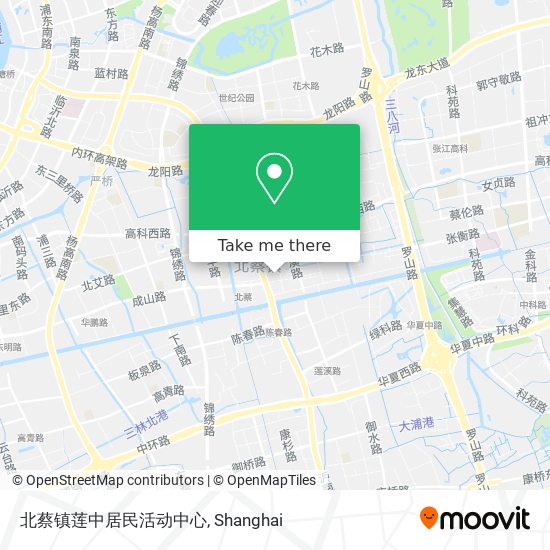 北蔡镇莲中居民活动中心 map