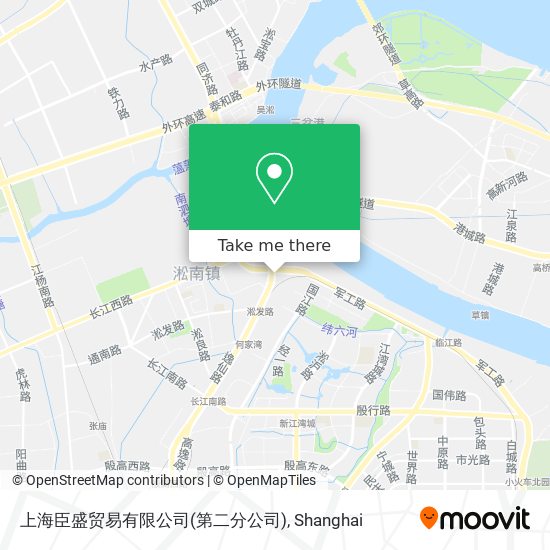 上海臣盛贸易有限公司(第二分公司) map