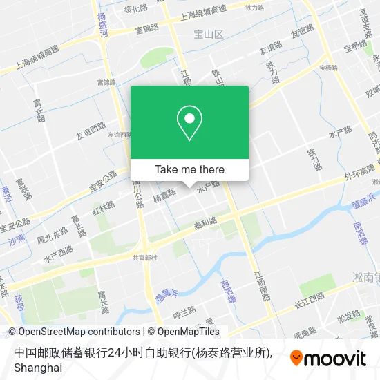 中国邮政储蓄银行24小时自助银行(杨泰路营业所) map