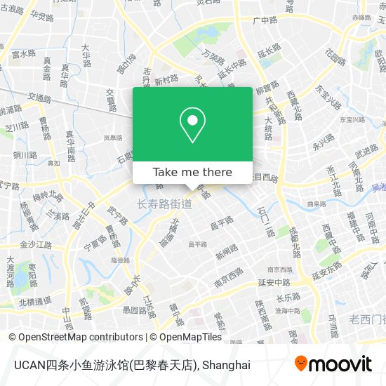 UCAN四条小鱼游泳馆(巴黎春天店) map