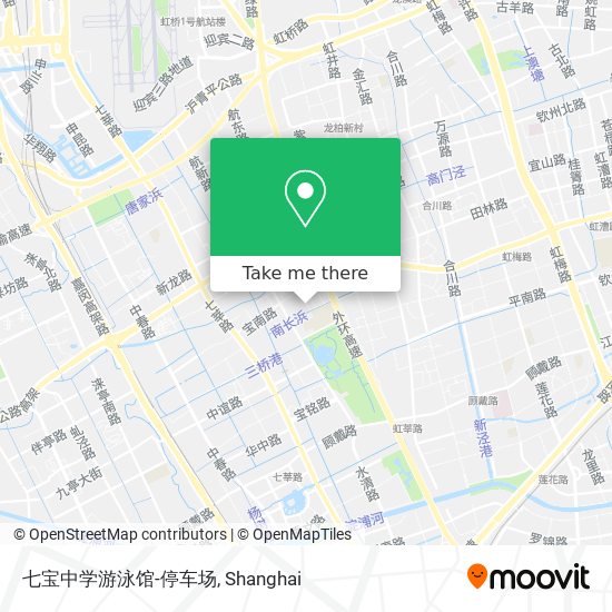 七宝中学游泳馆-停车场 map