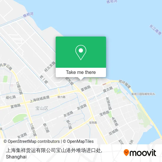 上海集祥货运有限公司宝山港外堆场进口处 map