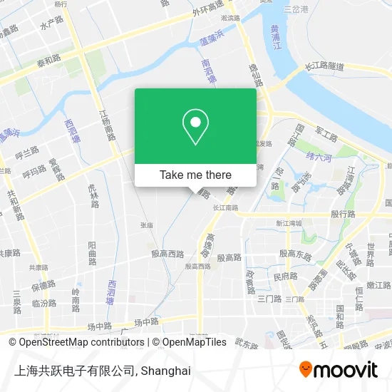 上海共跃电子有限公司 map