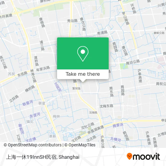 上海一休19InnSH民宿 map