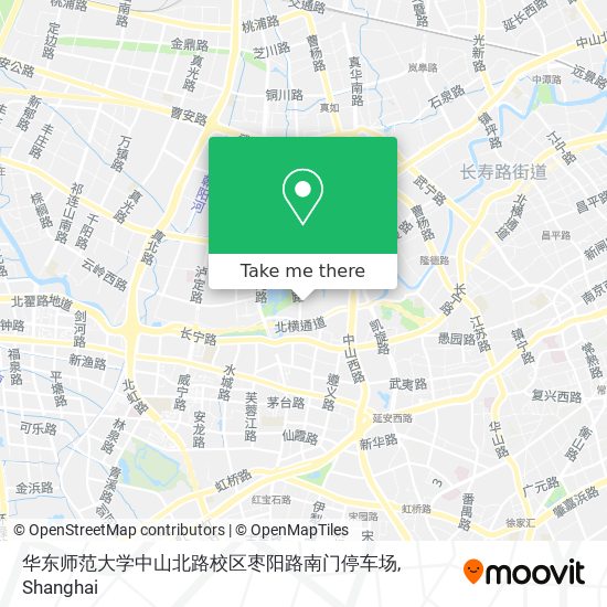 华东师范大学中山北路校区枣阳路南门停车场 map