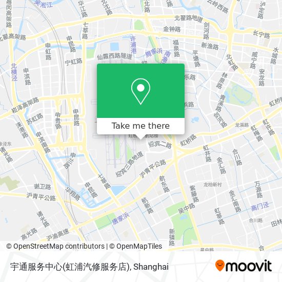 宇通服务中心(虹浦汽修服务店) map