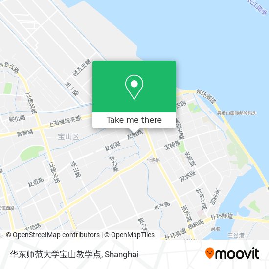 华东师范大学宝山教学点 map
