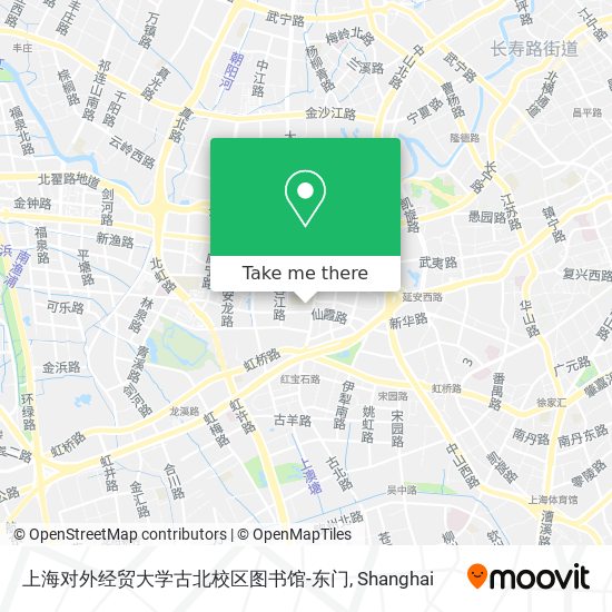 上海对外经贸大学古北校区图书馆-东门 map