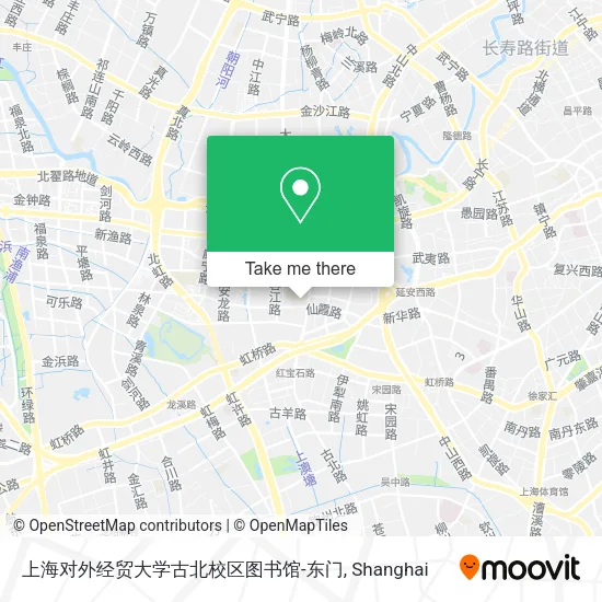 上海对外经贸大学古北校区图书馆-东门 map