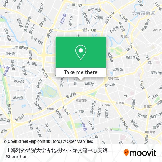 上海对外经贸大学古北校区-国际交流中心宾馆 map