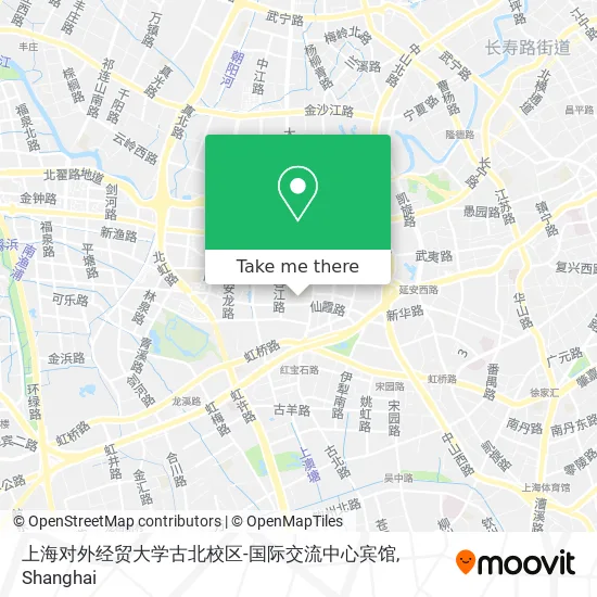 上海对外经贸大学古北校区-国际交流中心宾馆 map