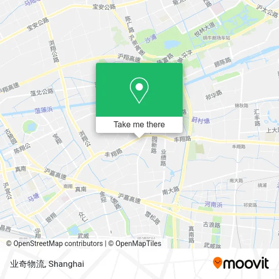 业奇物流 map