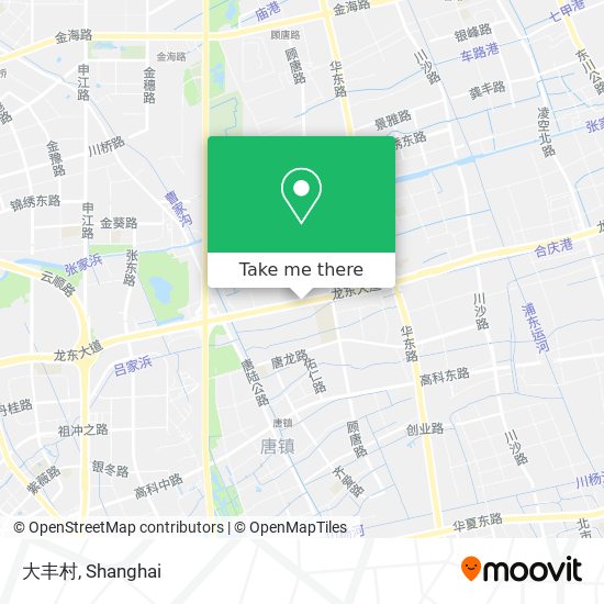 大丰村 map