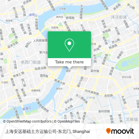 上海安远基础土方运输公司-东北门 map