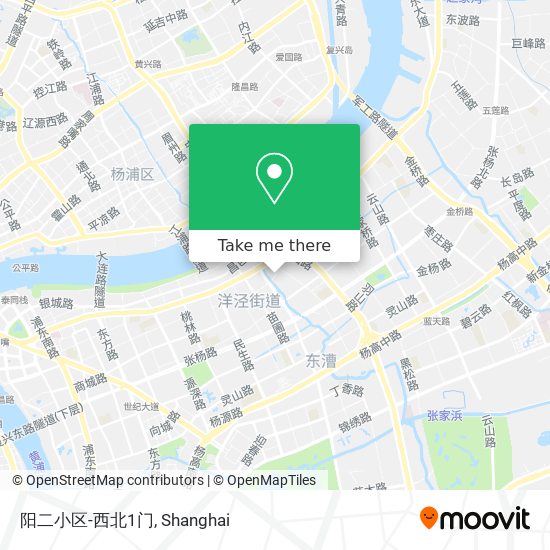 阳二小区-西北1门 map