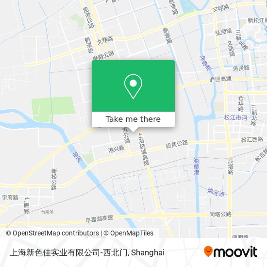 上海新色佳实业有限公司-西北门 map
