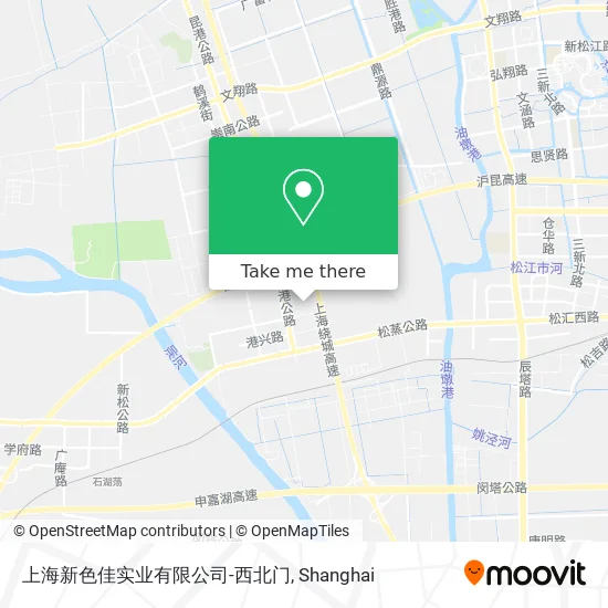 上海新色佳实业有限公司-西北门 map