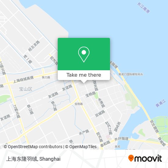 上海东隆羽绒 map