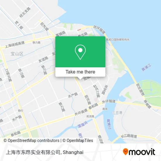 上海市东昂实业有限公司 map
