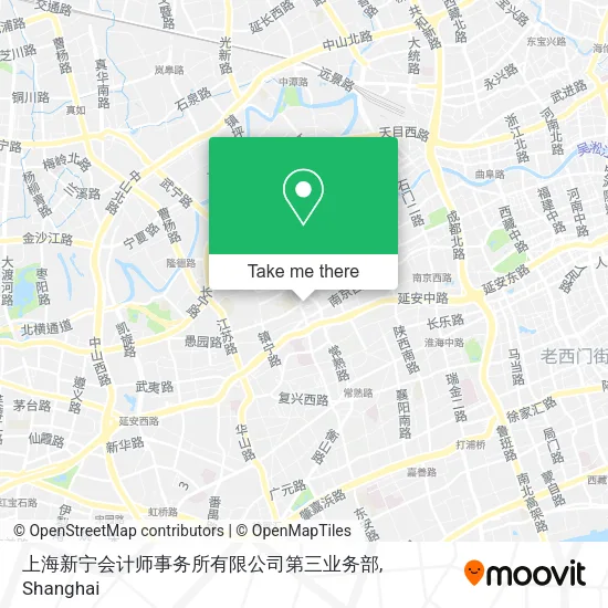 上海新宁会计师事务所有限公司第三业务部 map