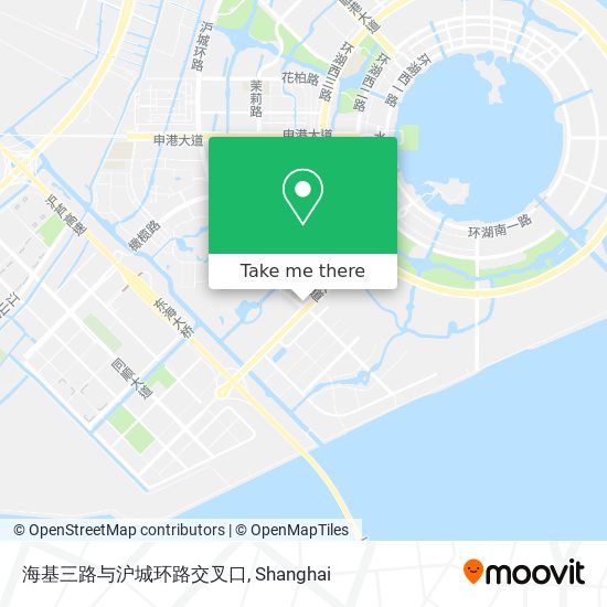 海基三路与沪城环路交叉口 map