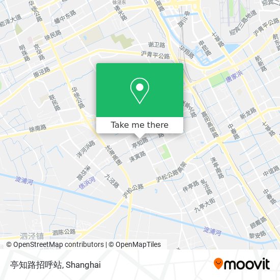亭知路招呼站 map