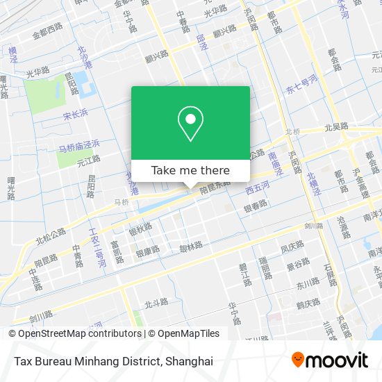 Tax Bureau Minhang District map