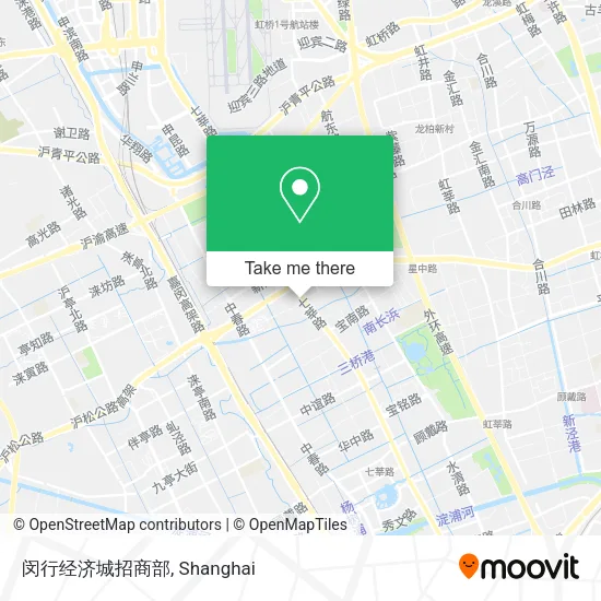 闵行经济城招商部 map