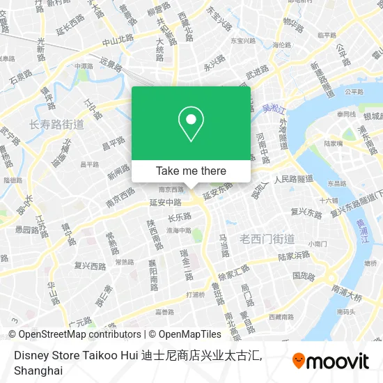 Disney Store Taikoo Hui 迪士尼商店兴业太古汇 map