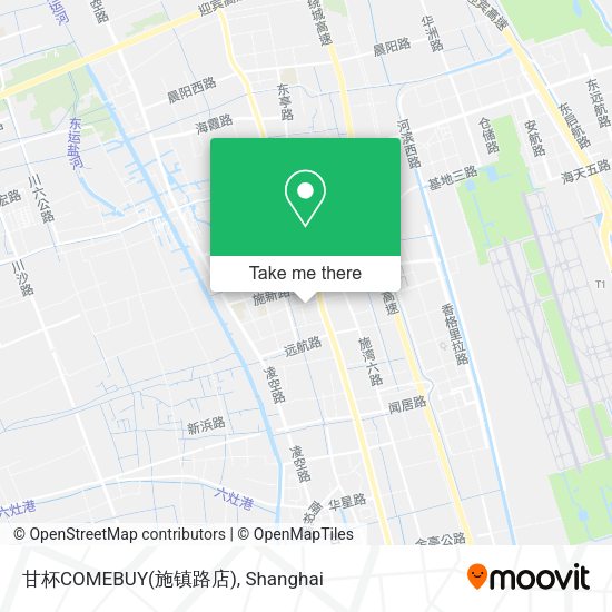 甘杯COMEBUY(施镇路店) map