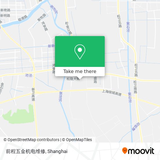 前程五金机电维修 map
