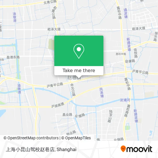 上海小昆山驾校赵巷店 map