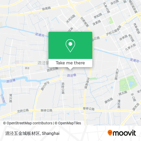 泗泾五金城板材区 map