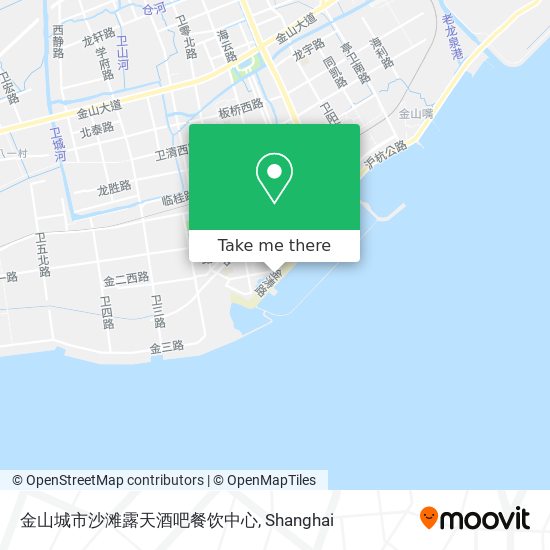 金山城市沙滩露天酒吧餐饮中心 map