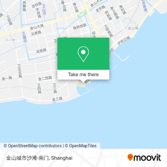 金山城市沙滩-南门 map