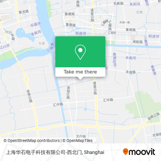 上海华石电子科技有限公司-西北门 map