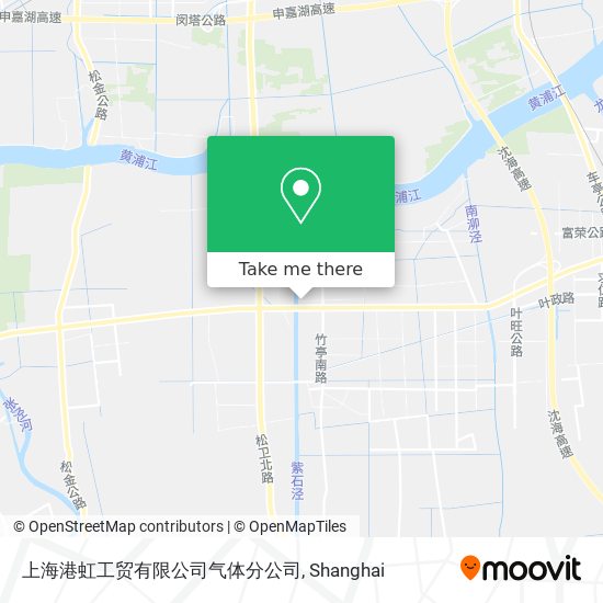 上海港虹工贸有限公司气体分公司 map