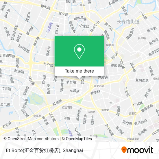 Et Boite(汇金百货虹桥店) map